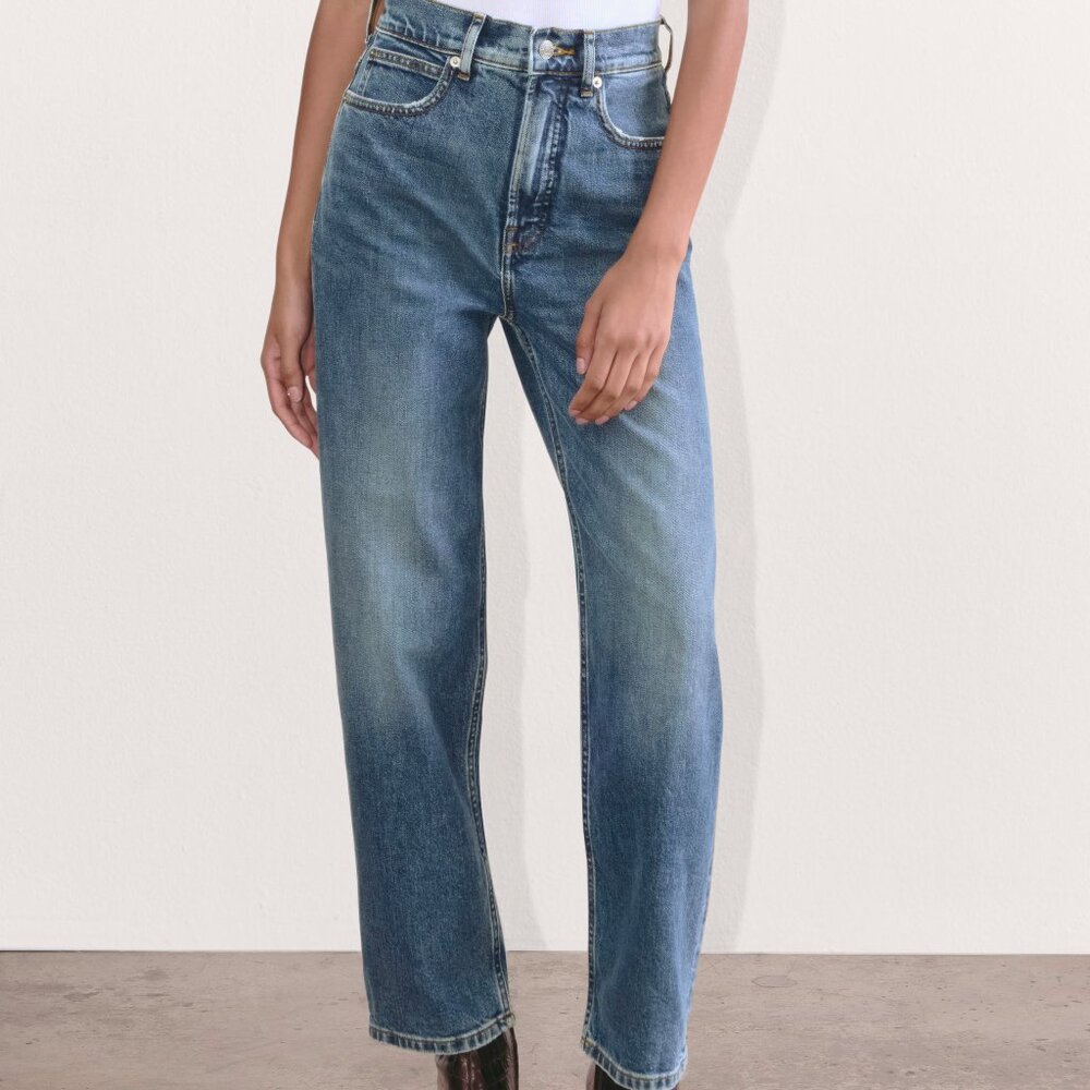 Everlane Way-High Mid Indigo